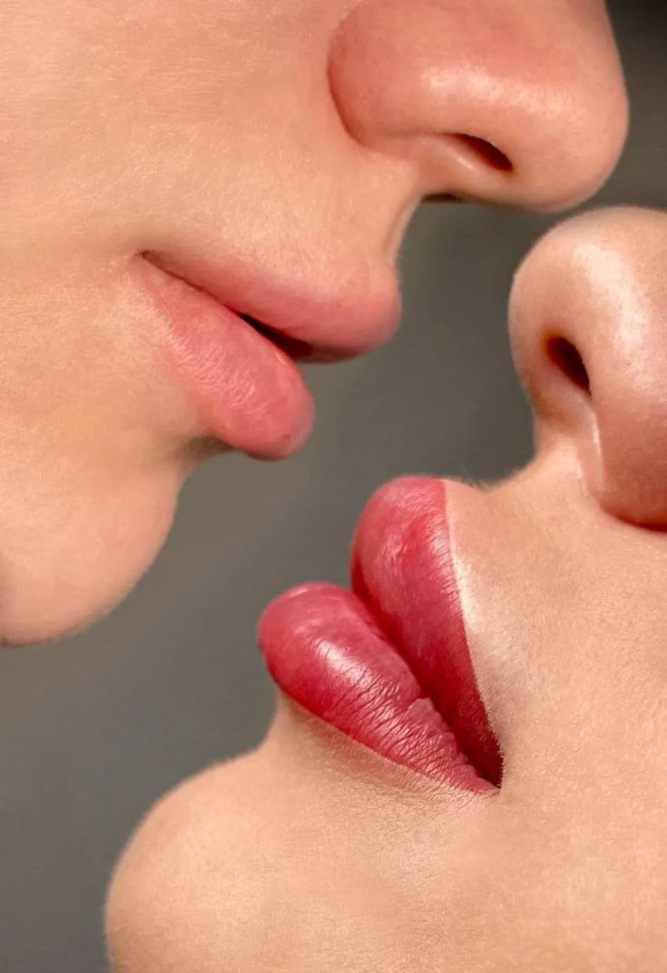 labios micropigmentados de perfil